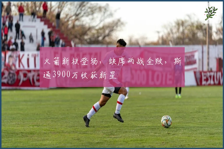 火箭新核登场，缺席两战全败，斯通3900万收获新星